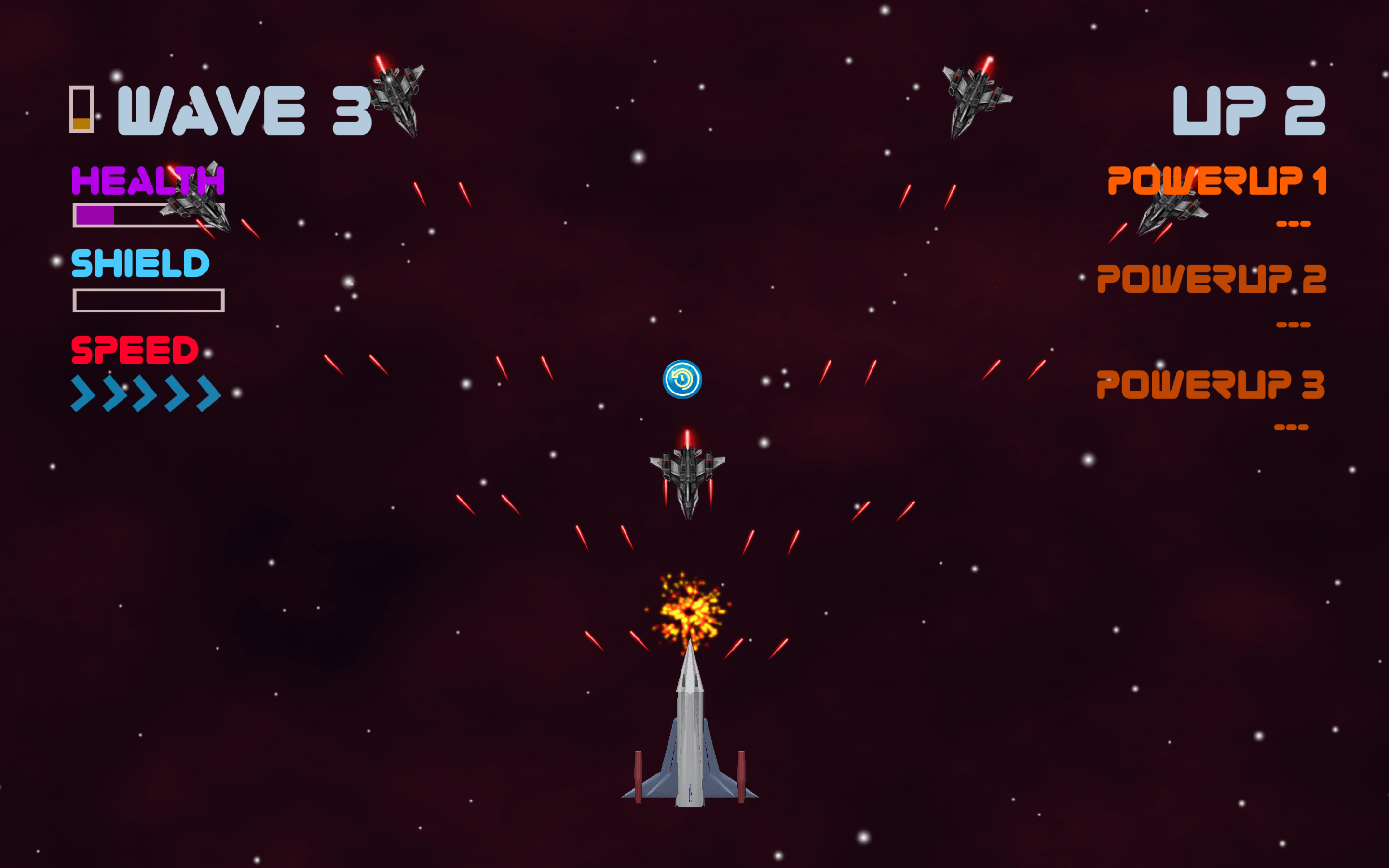 Galaga Reborn Background Game Screenshot