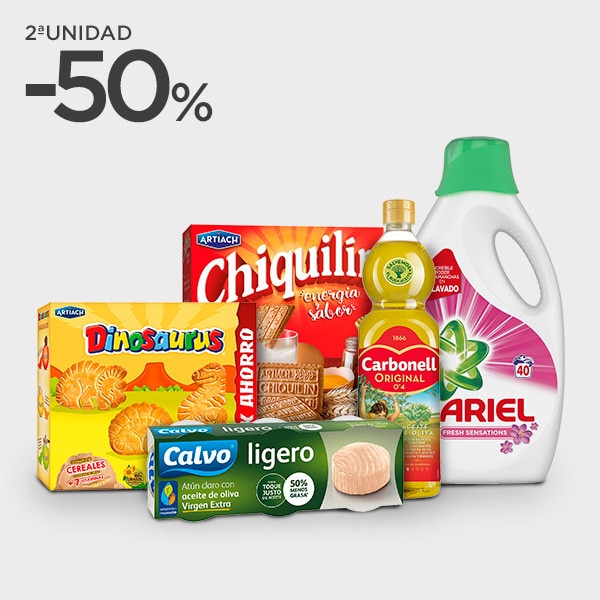 Supermercado - 2ª unidad -50%