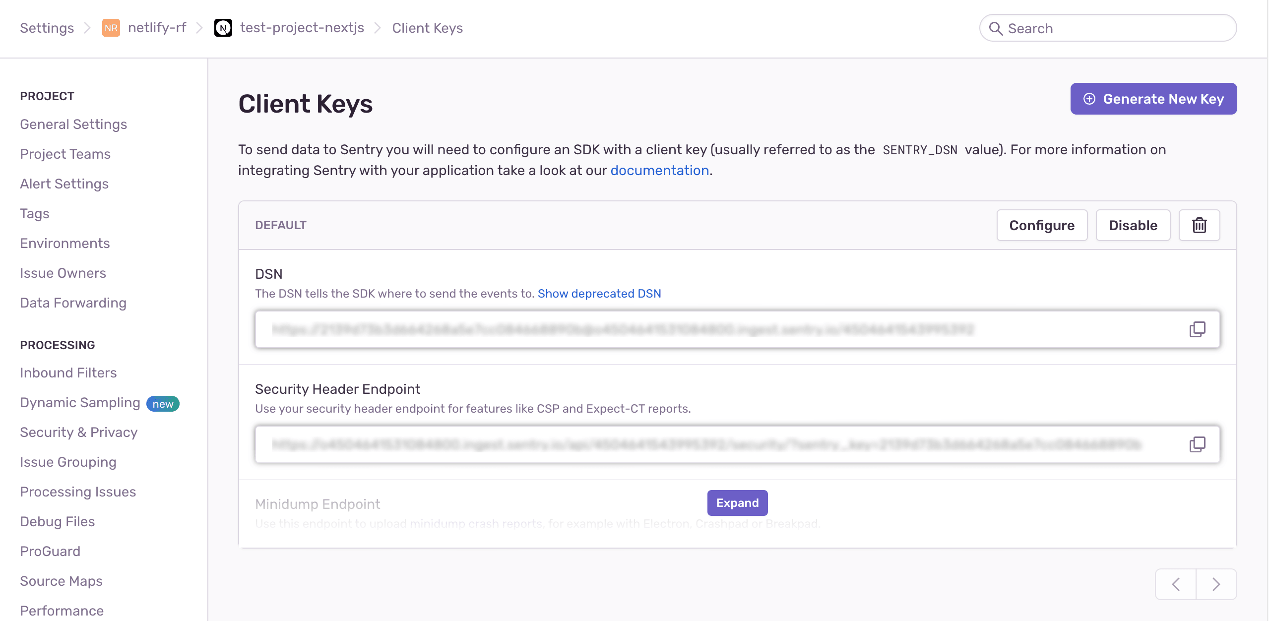 Sentry Integration | Netlify Docs