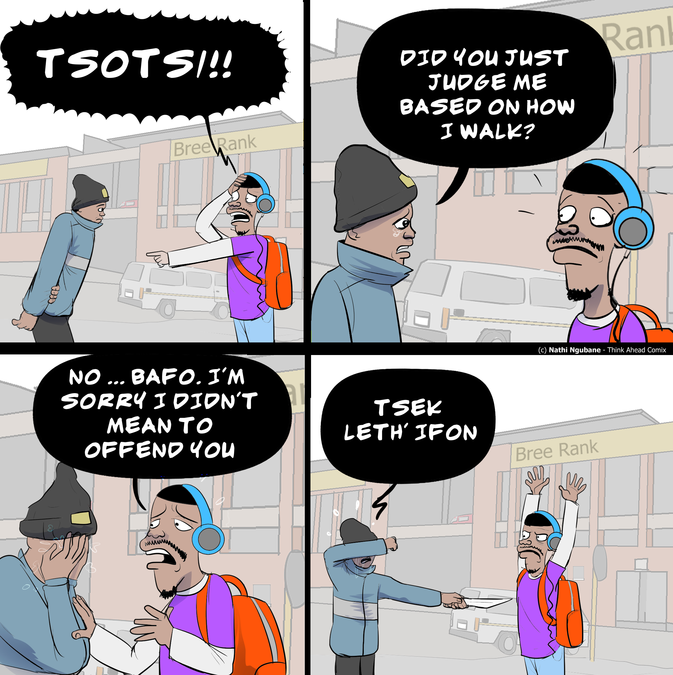 Tsotsi comic strip