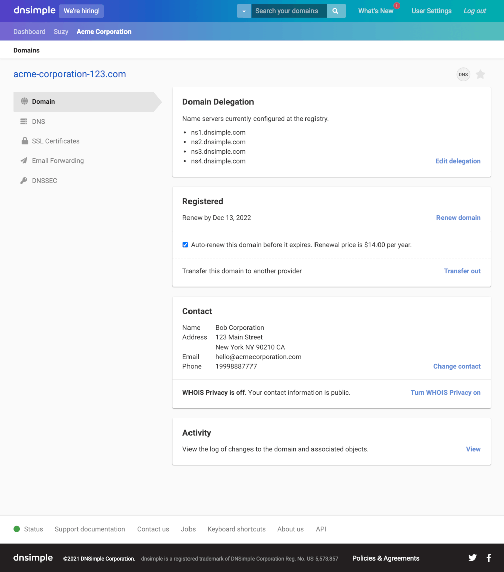 Introducing Domain Access Control DNSimple Blog