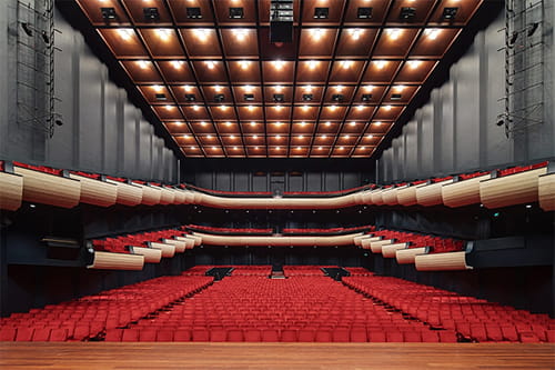An empty concert hall reserved as a venue for the upcoming Perth Festival