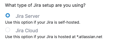 Select to configure the integration with Jira Server in Cobalt
