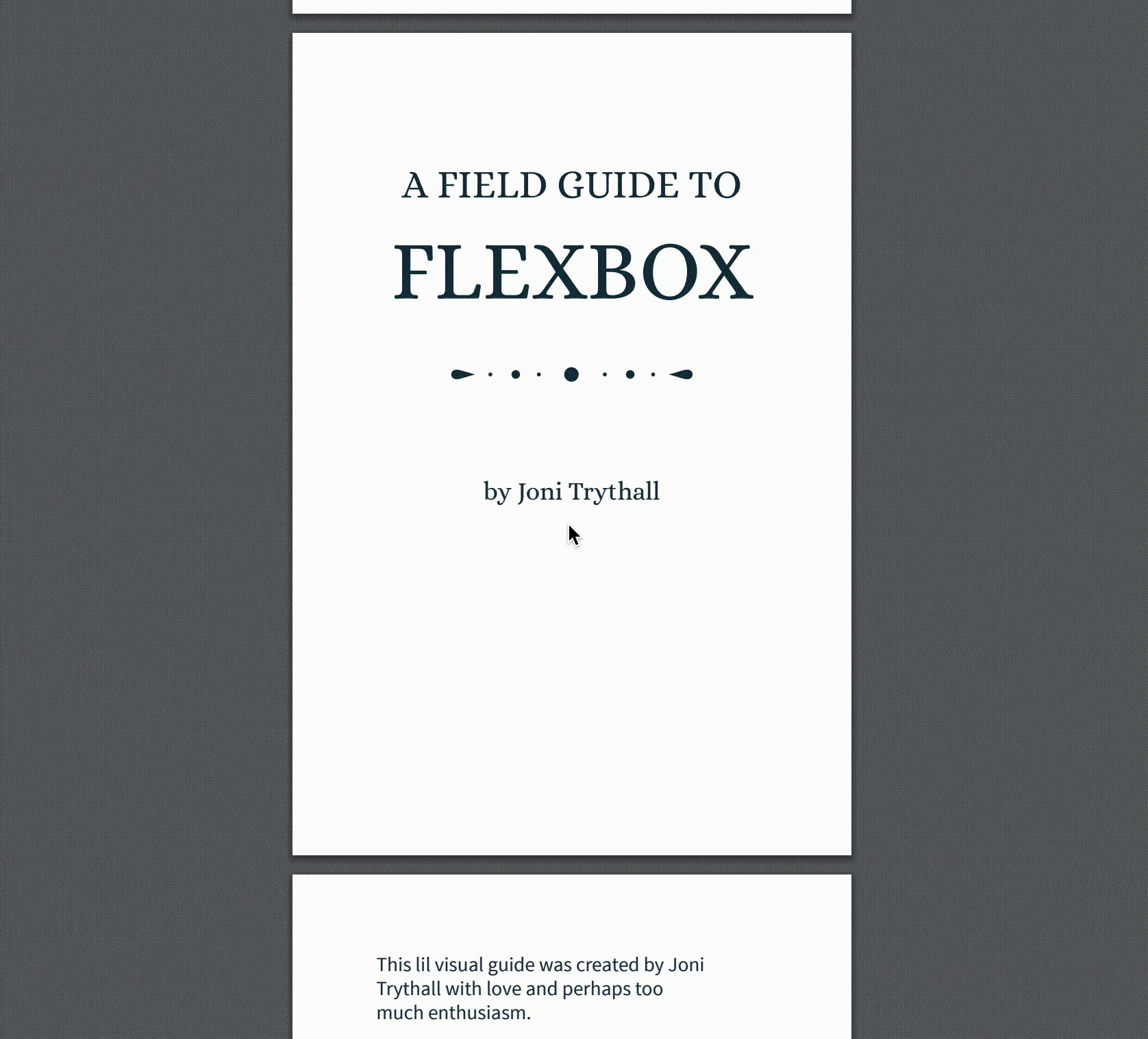 Field Guide to Flexbox PDF preview
