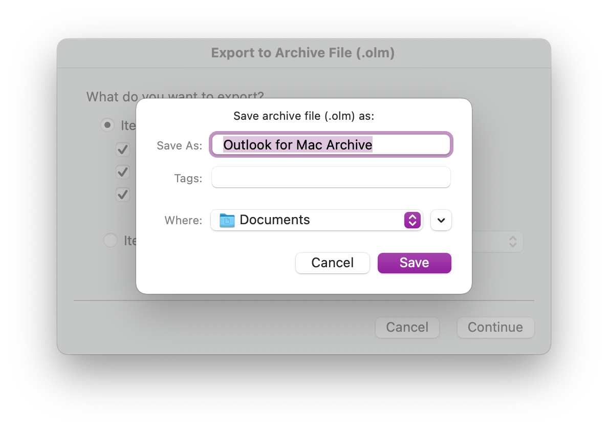 how to export address book from outlook for mac