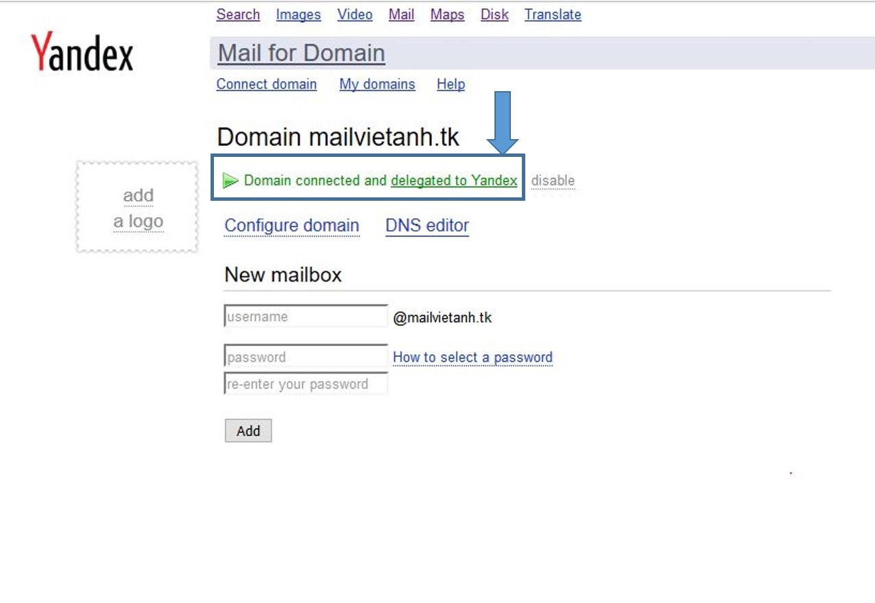 Email tên miền riêng