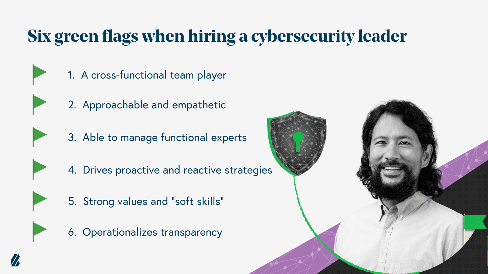 Six green flags when hiring a cybersecurity leader