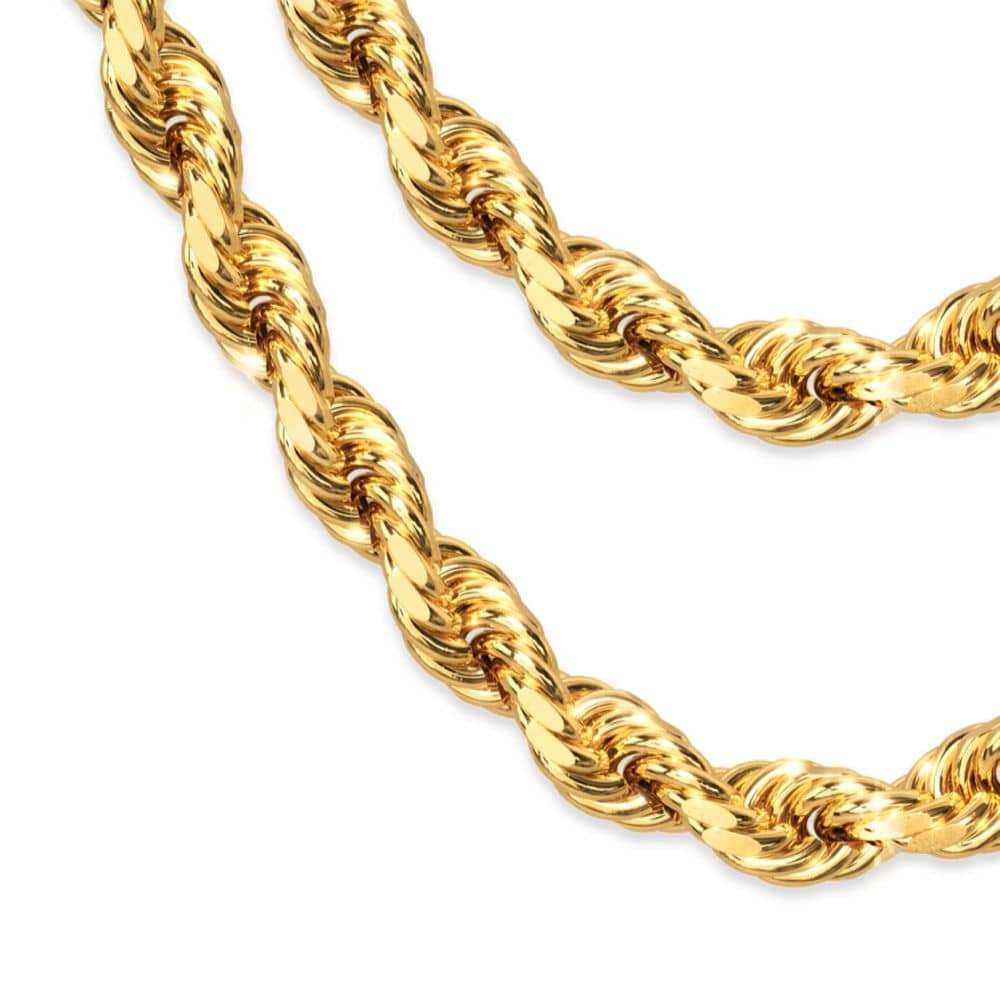 2.5mm Rope Chain | Gold Rope Chain | Italian Made | JAXXON