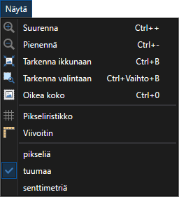 Näytä valikko