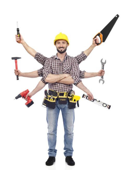 handyman with tools