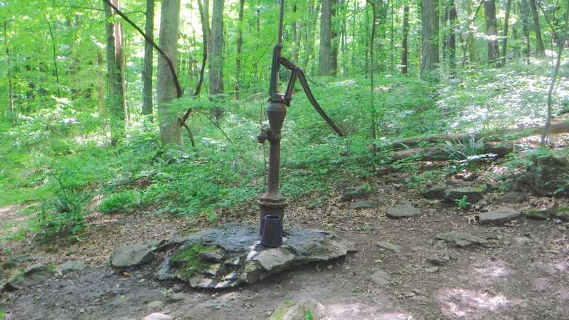 Water pump at Wiley Shelter