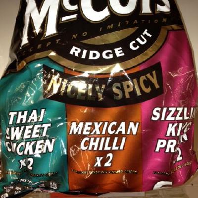 McCoys nicely spicey crisps
