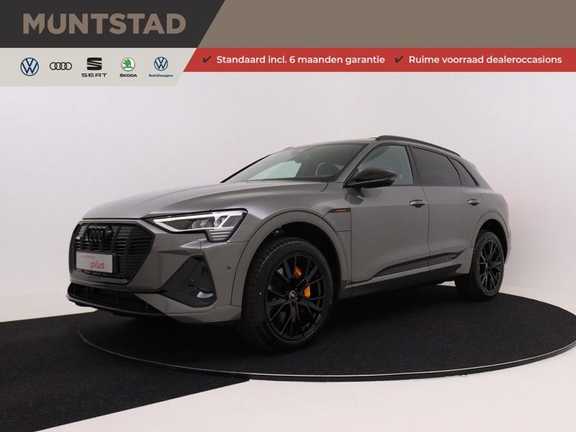 Audi e-tron 55 quattro S edition 503PK | Incl. BTW | Black Edition | Chronosgrijs | Sportstoelen | S-Line | Camera | Privacy Glass | Elekt. kofferklep |