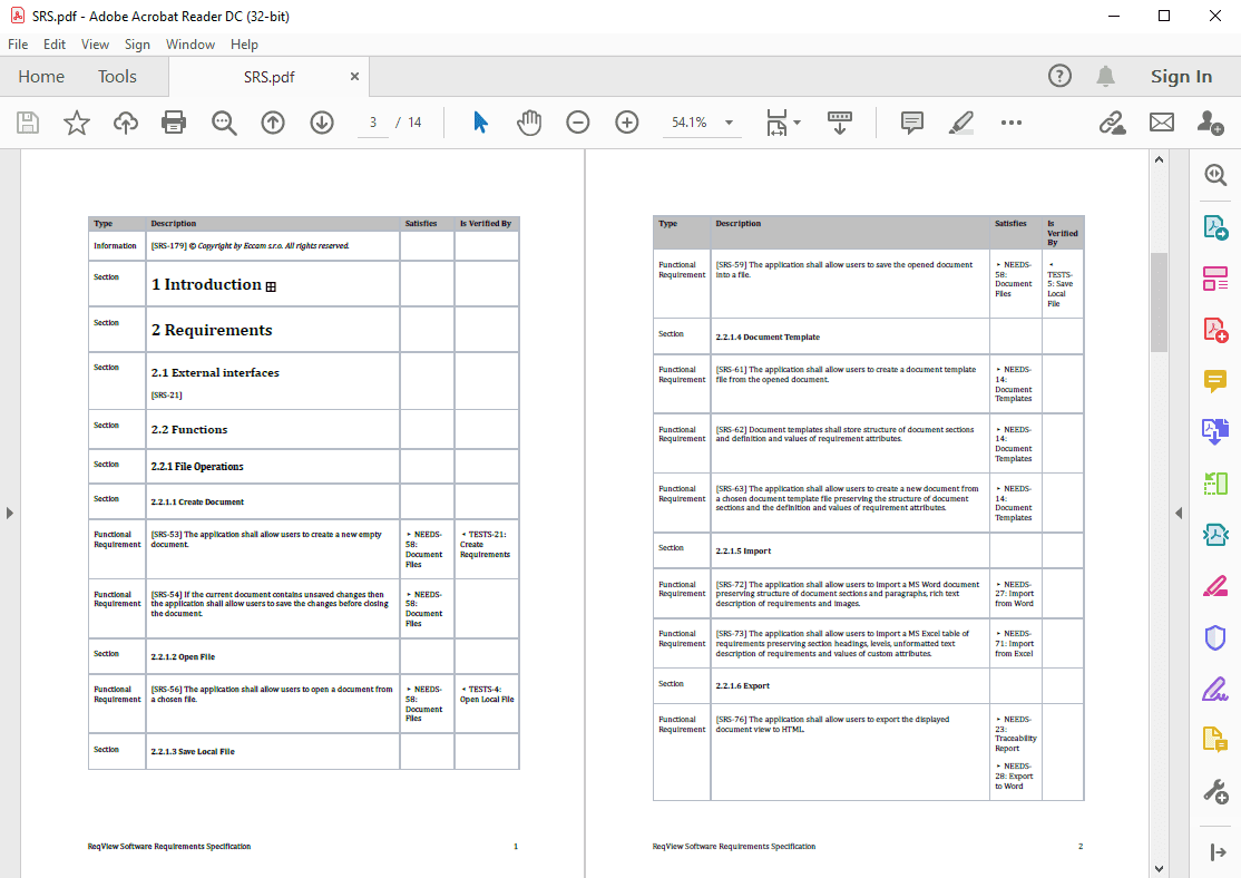 Export PDF with a custom table layout from the current view
