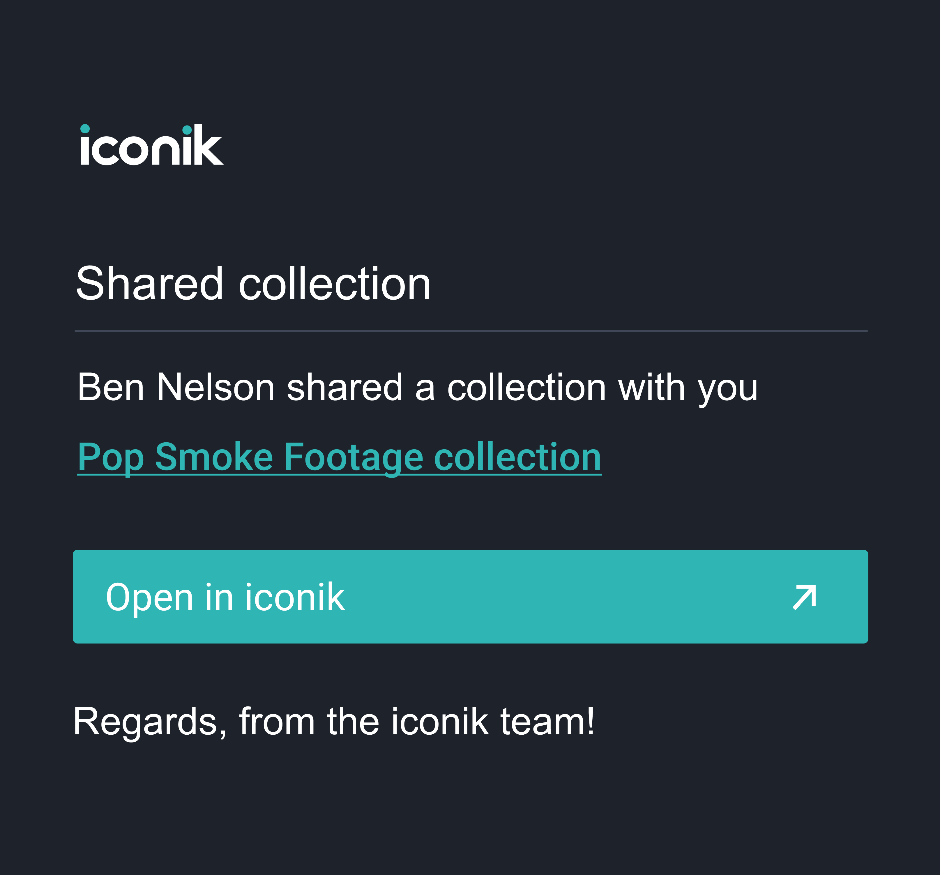 iconik shared collection