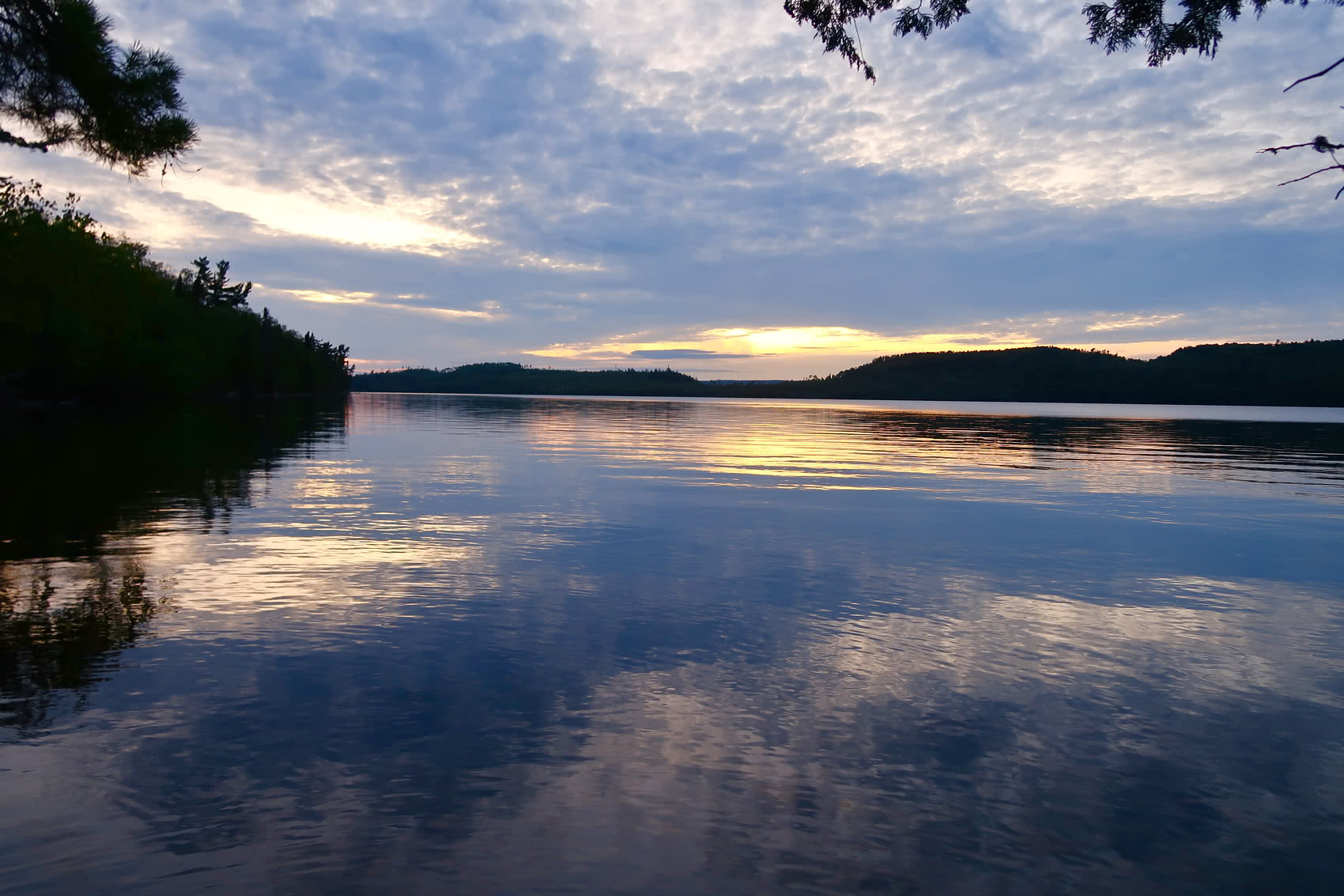 Sunset over South Lake
