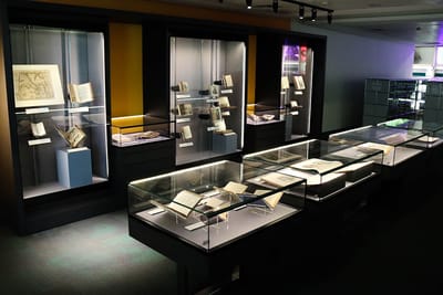 A photo showing an overview of the Rare Collection Gallery.