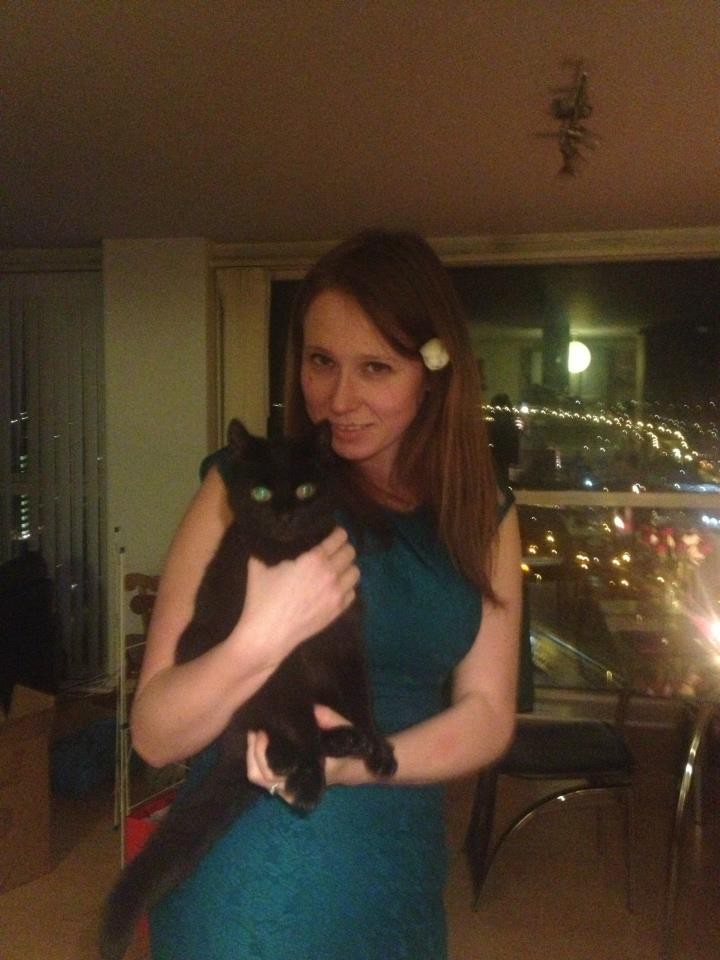 My beautiful girls, Colette and Puddles. They loved each other very much. Colette and Puddles