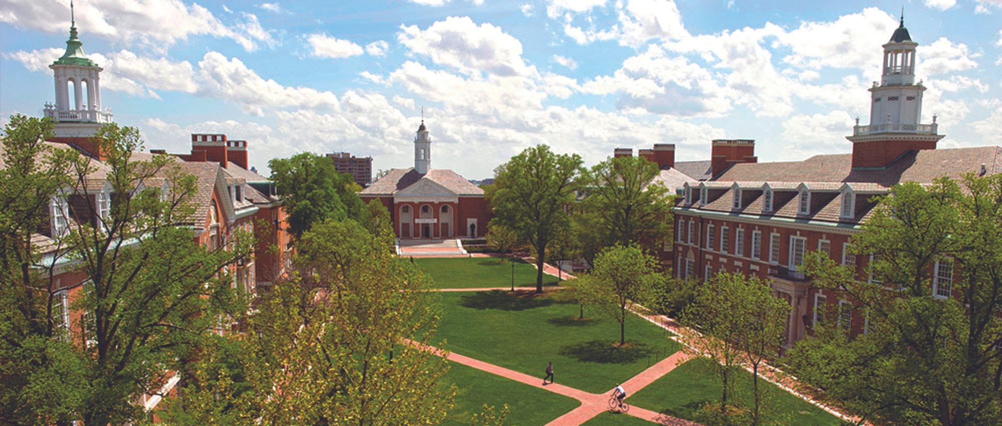 Campus shot of Johns Hopkins University