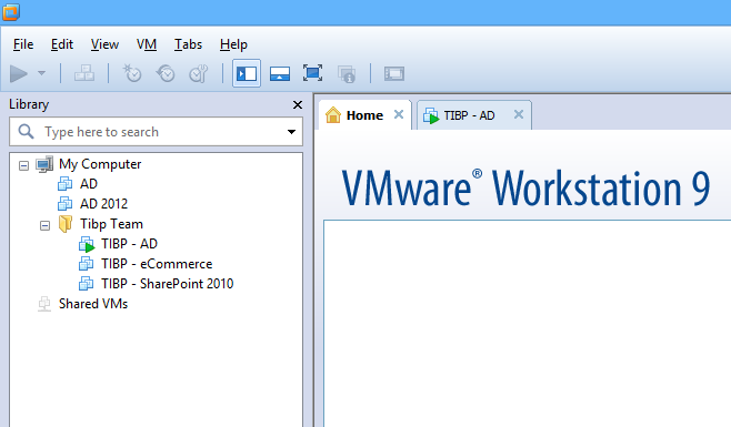 VMware Workstation 9 File found