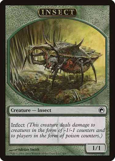 1/1 Green Insect Creature Token | MTG.onl Tokens