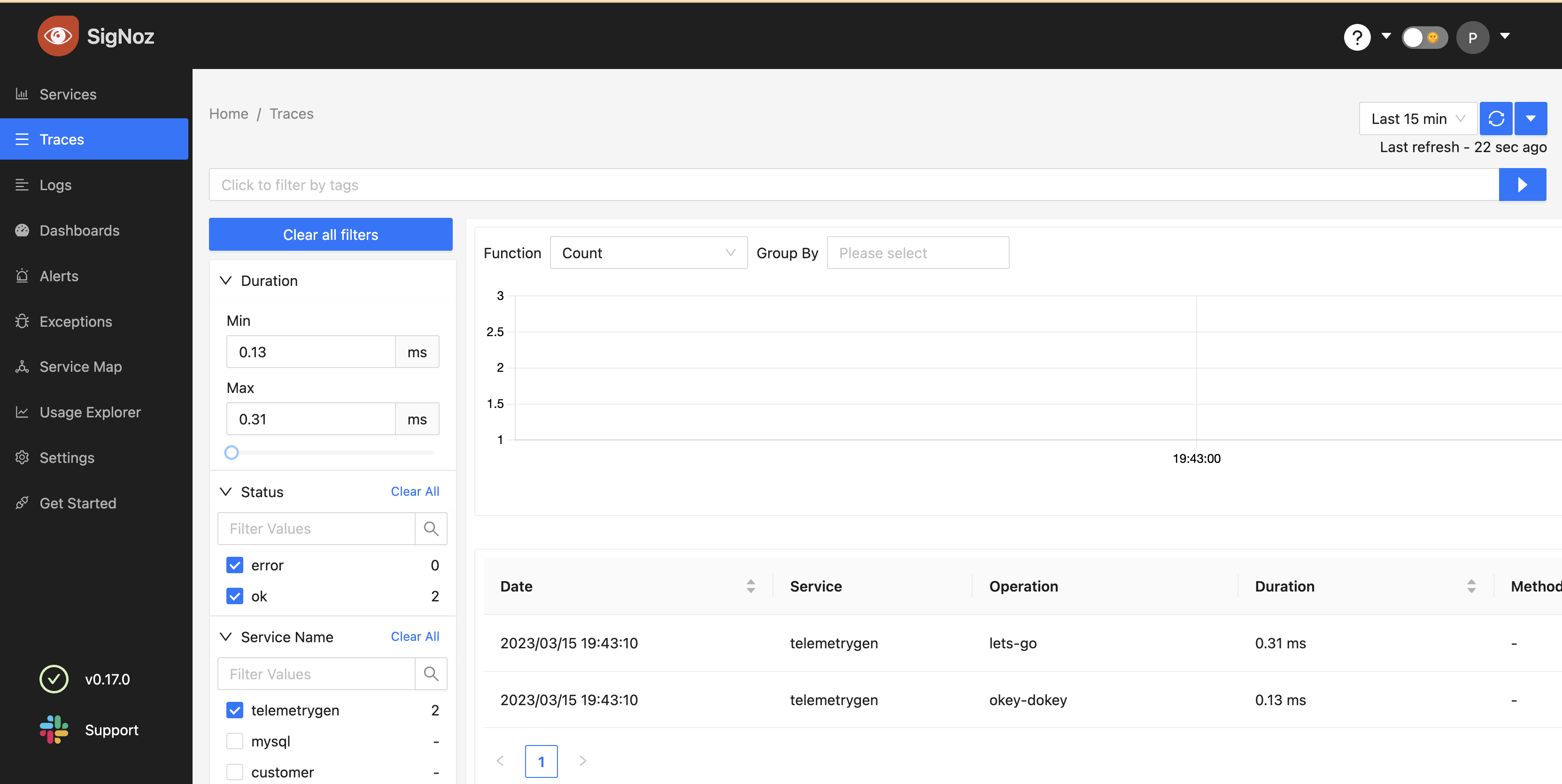 OpenTelemetry Binary Usage in Virtual Machine | SigNoz