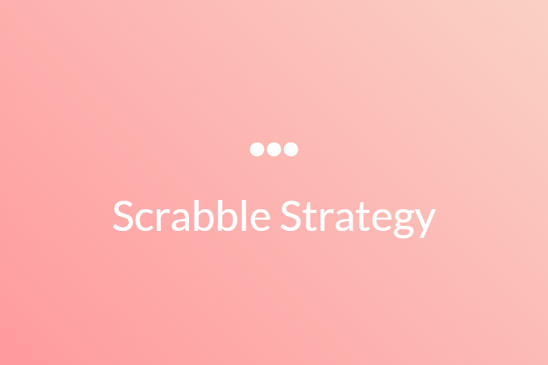 Scrabble strategy