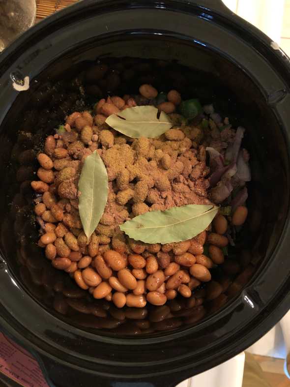 Loaded slow cooker