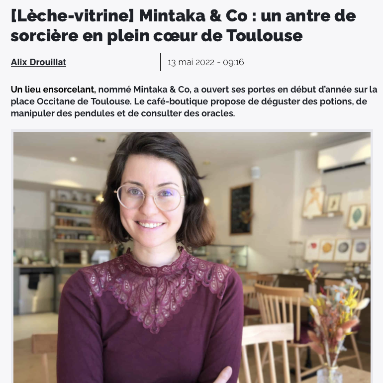 Mintaka & Co : un antre de sorcière en plein cœur de Toulouse