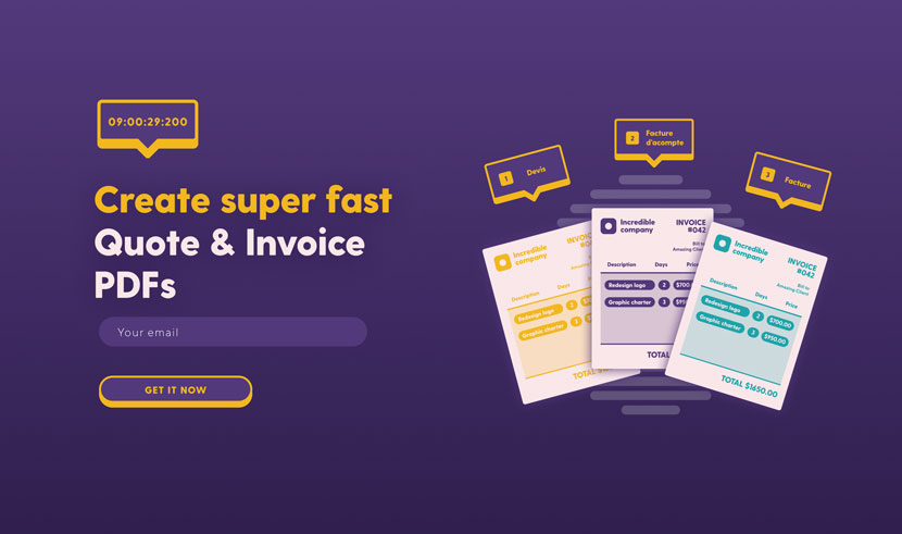 Airtable Invoice Maker homepage