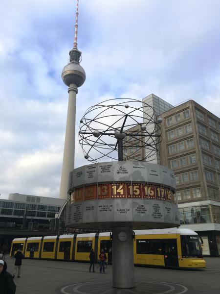 Berlin TV Tower in background
