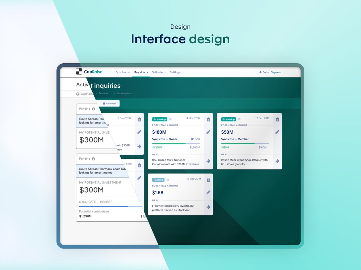 User Interface Design - UI Design | CapRaise