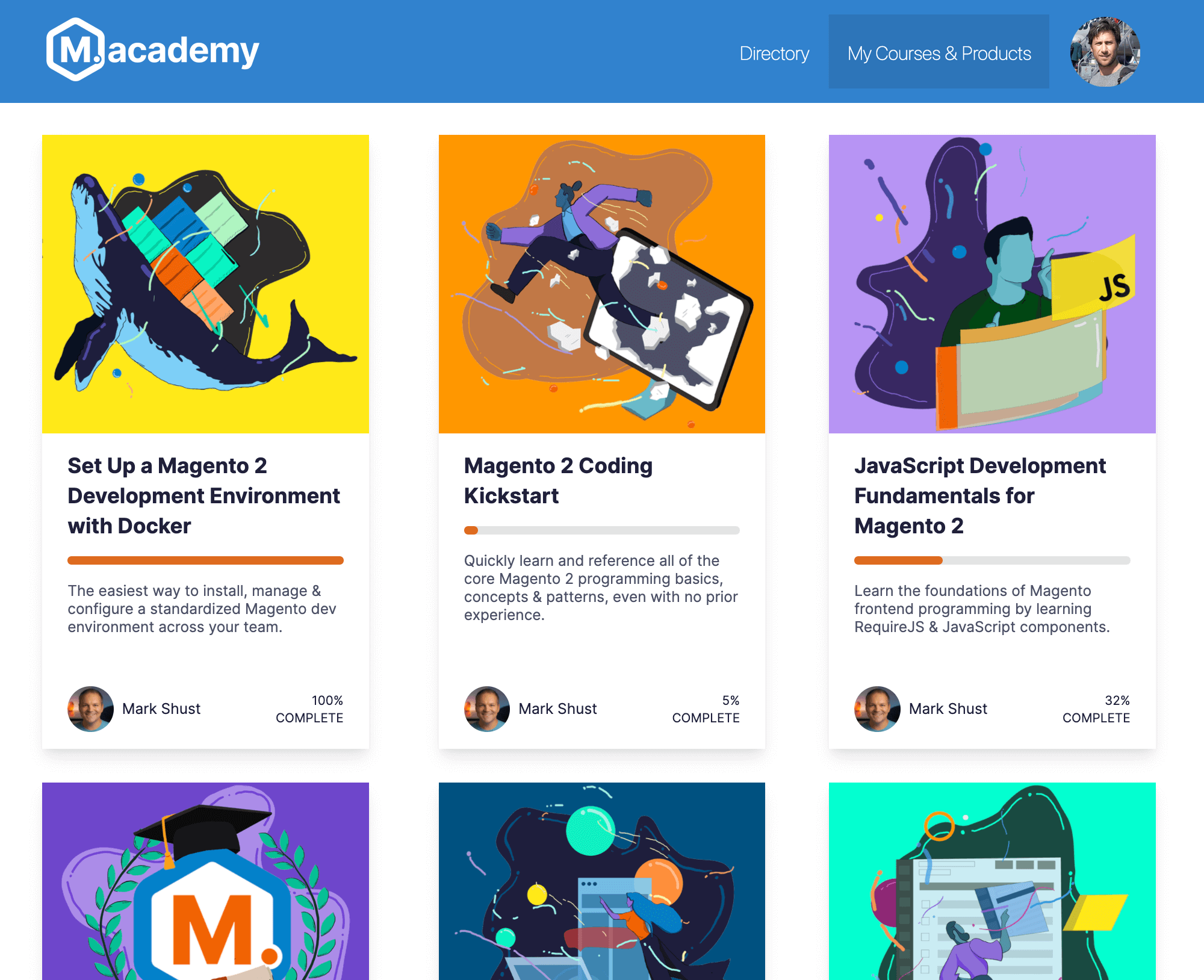 M.academy course portal