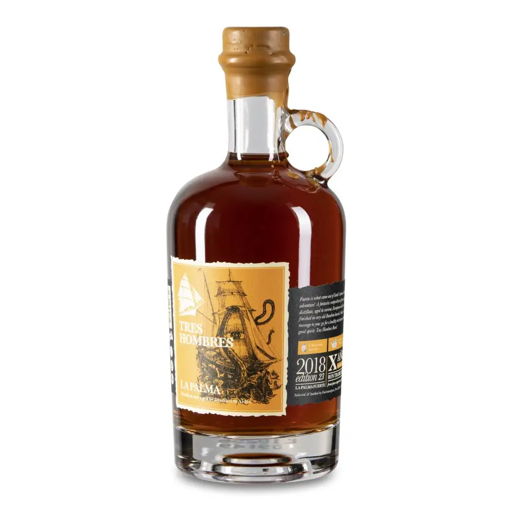 Image of the front of the bottle of the rum Ed. 023 La Palma Fuerte X