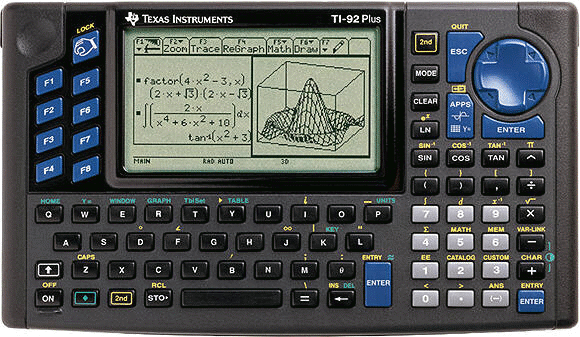Texas Instruments TI-92 Graphing Calculator for sale online 