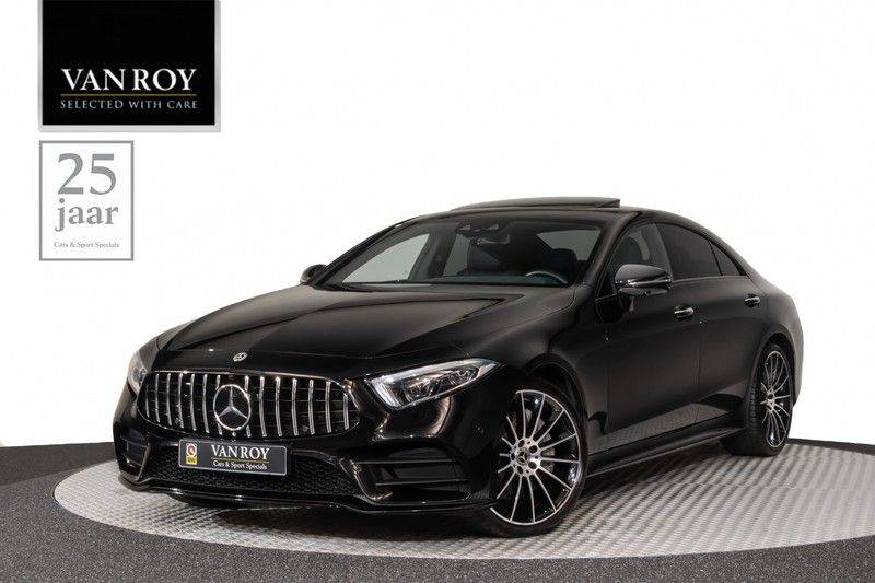 Mercedes-Benz CLS-Klasse CLS450 AMG 367pk 4Matic Schuifdak Nightpakket Widescreen DistronicPlus Burmester SuperSportStuur Luchtvering Multibeam Keyless ComandOnline AmbientLight DAB Parktronic 20”AMG 360Camera Pdc 10/2018 afbeelding 1