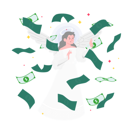 Illustration: An angel investor
