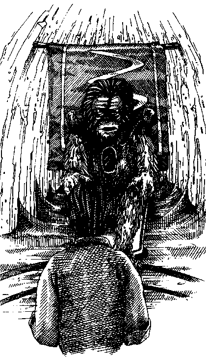 The Grand Akpar sits before you.