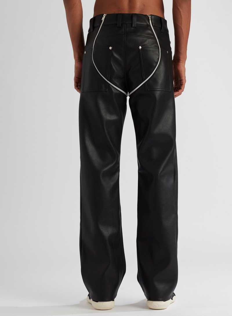LATA SS23 PLEATHER TROUSERS BACK