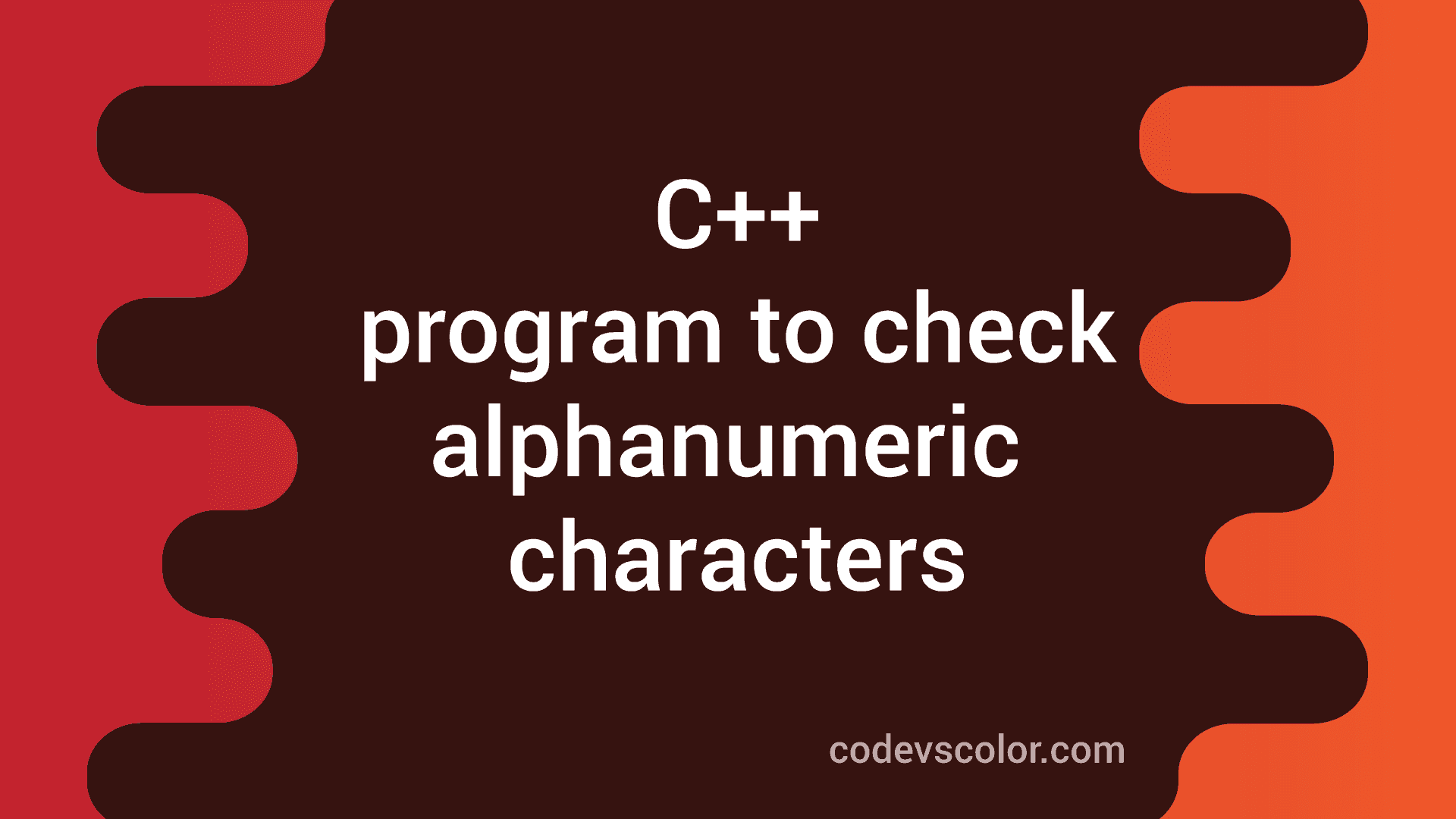 c-program-to-check-if-all-characters-of-a-string-are-alphanumeric-or