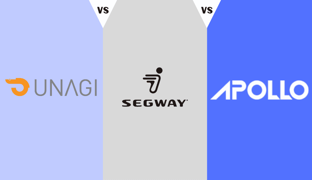Unagi vs Segway vs Apollo - Cover Image Unagi vs Segway vs Apollo - Cover Image