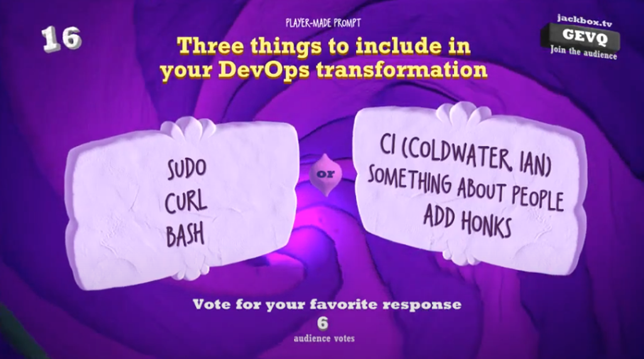 DevOps Party Games A New Challenger Appears (EMEA)