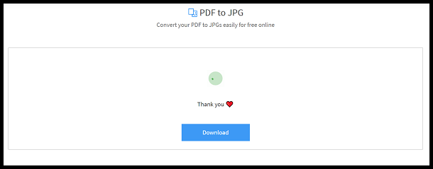 Download your JPG files