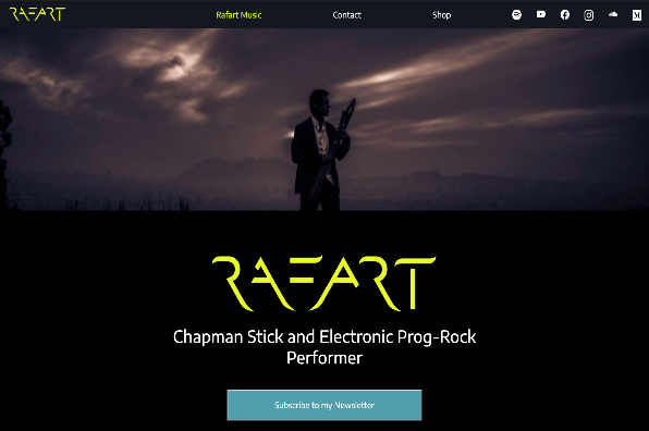 Screenshot of Rafart Music