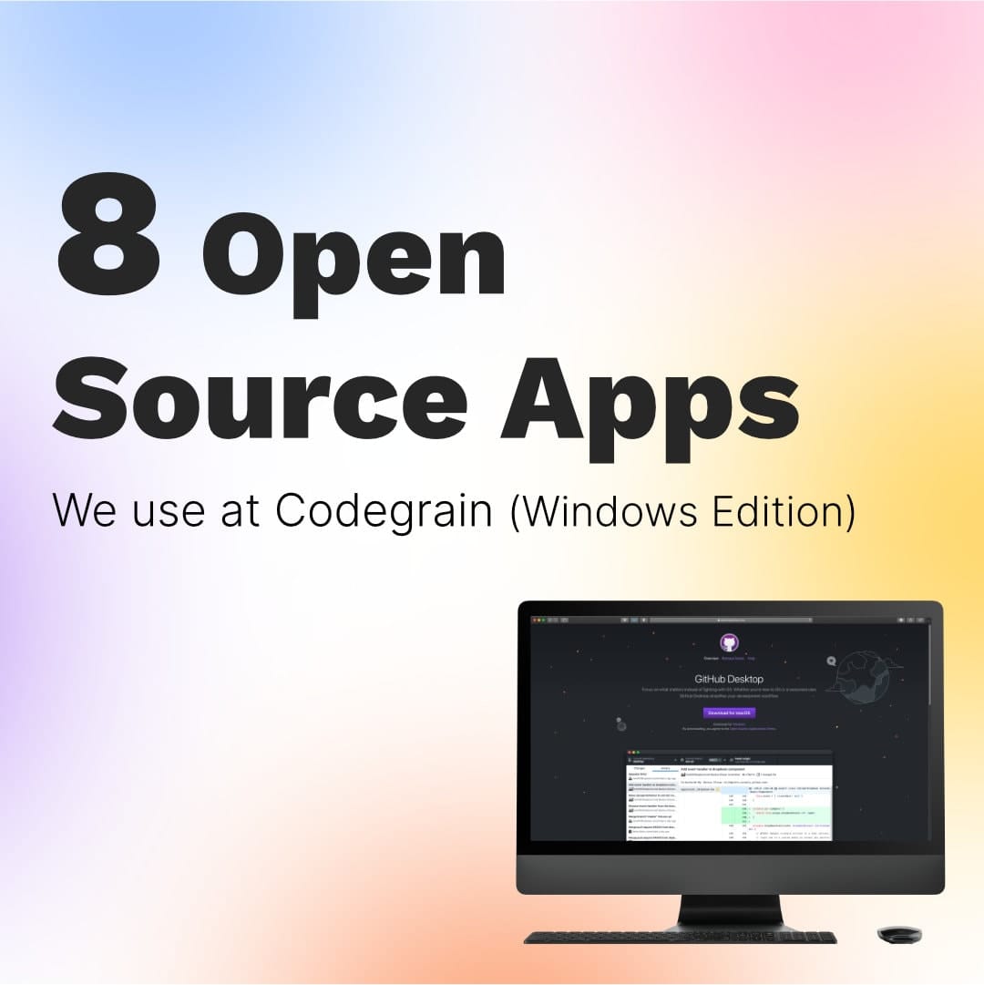 Open Source Apps for Windows.