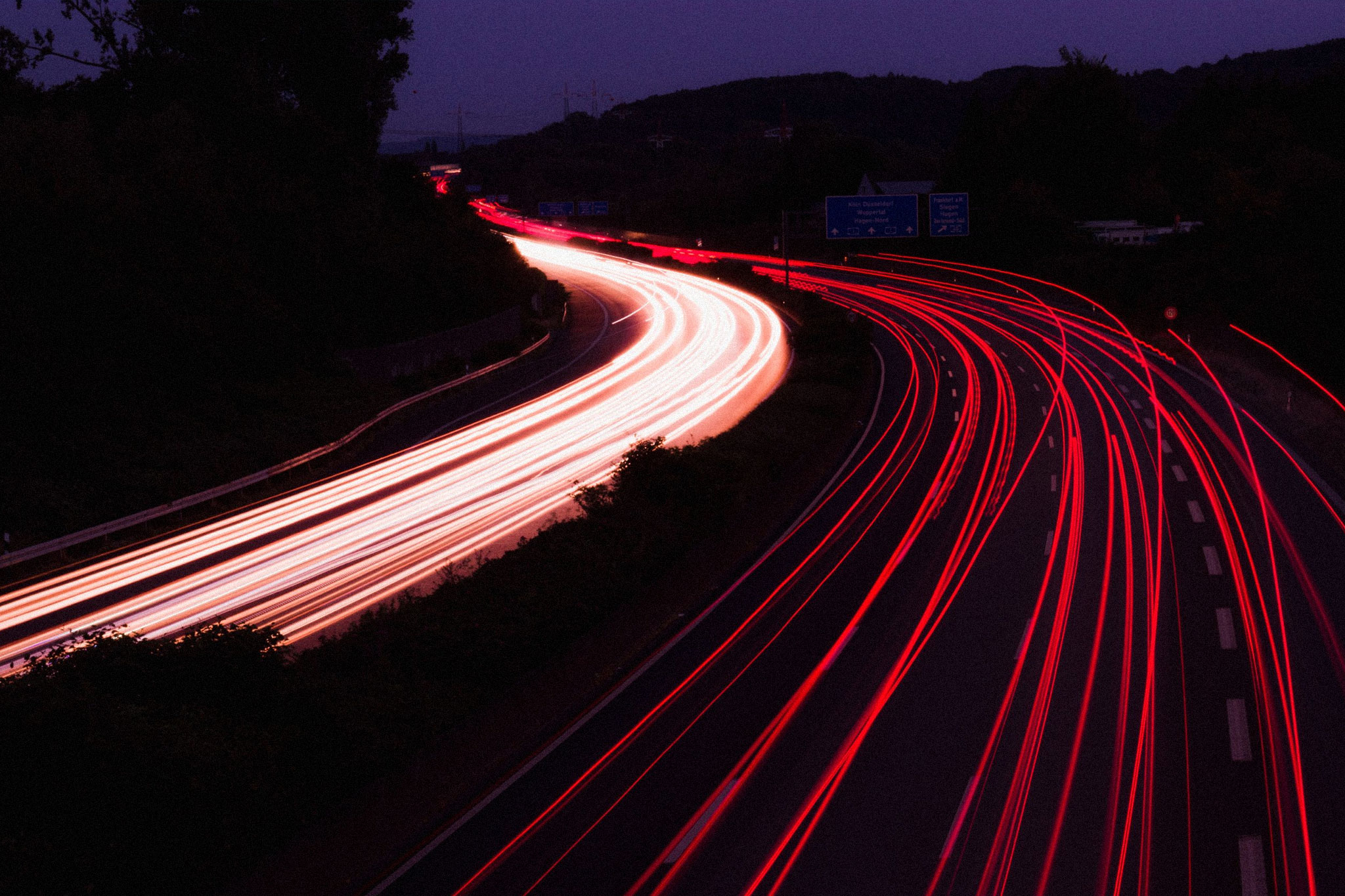 Highway time-lapse