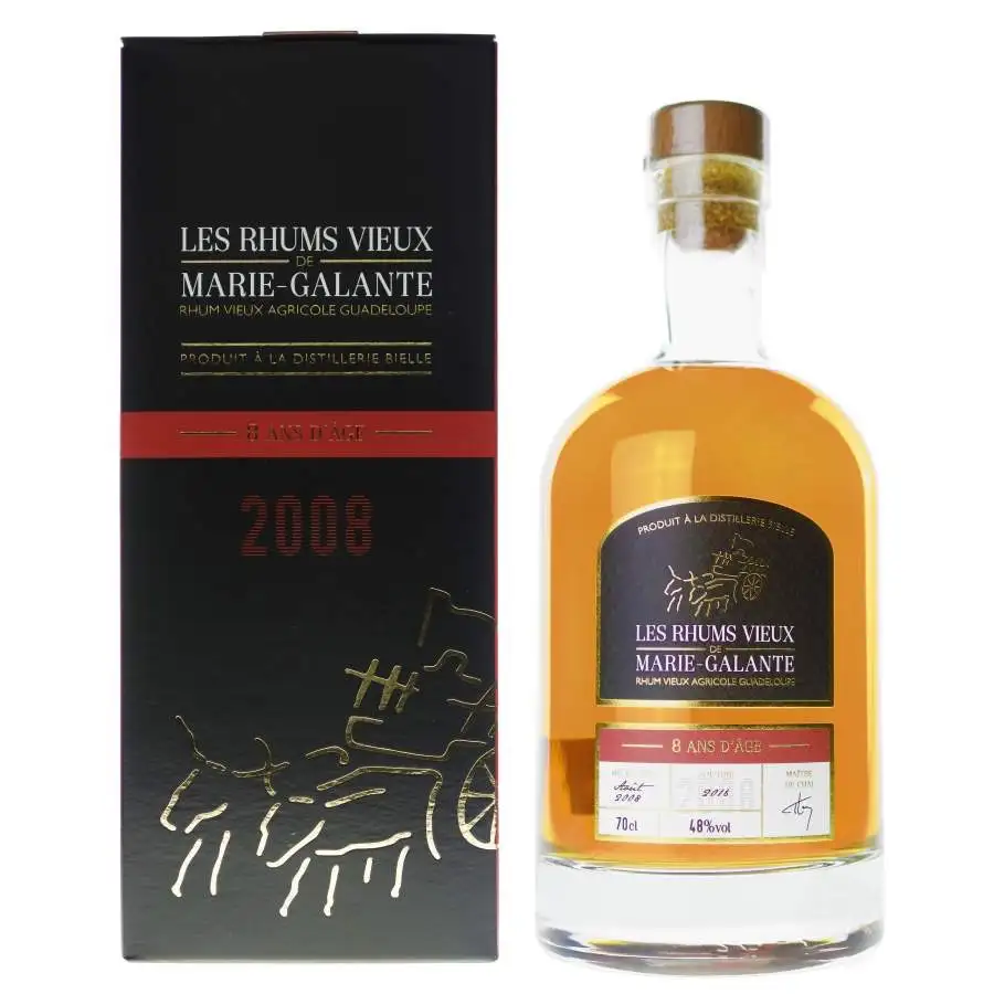 Image of the front of the bottle of the rum Les Rhums Vieux