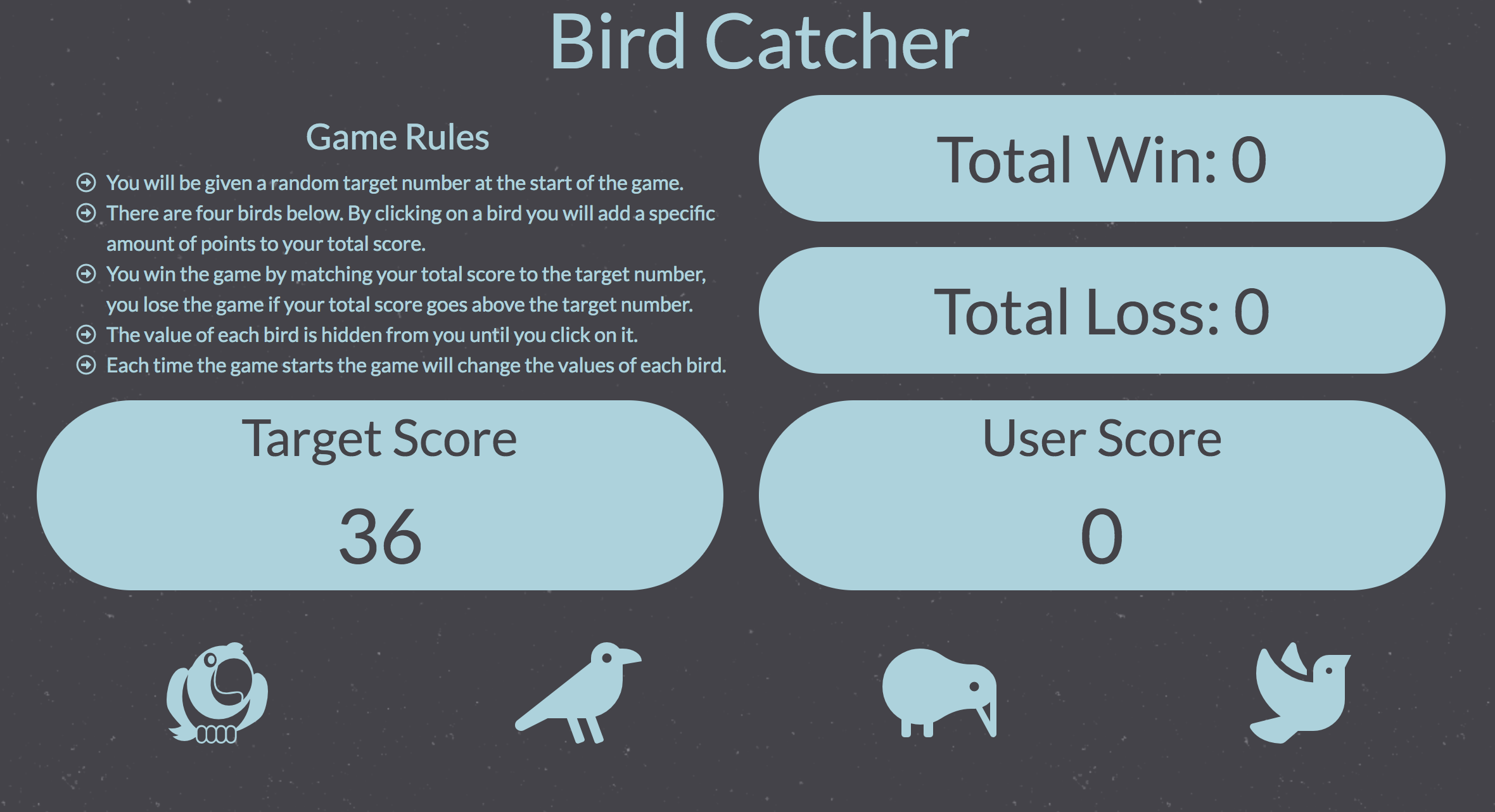 image-Bird Catcher Game