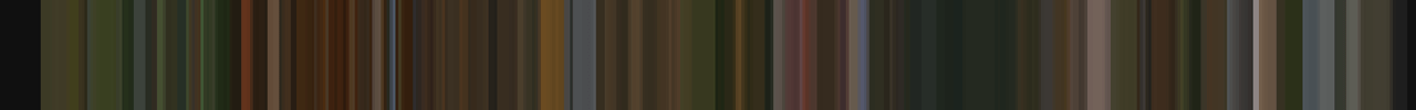 A barcode of colors from the vid White Wedding