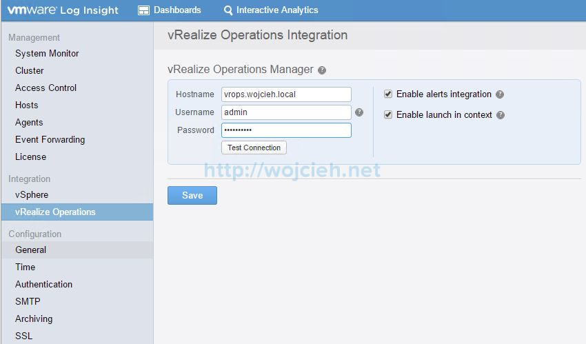 VMware vRealize Log Insight - Installation and Configuration - 27